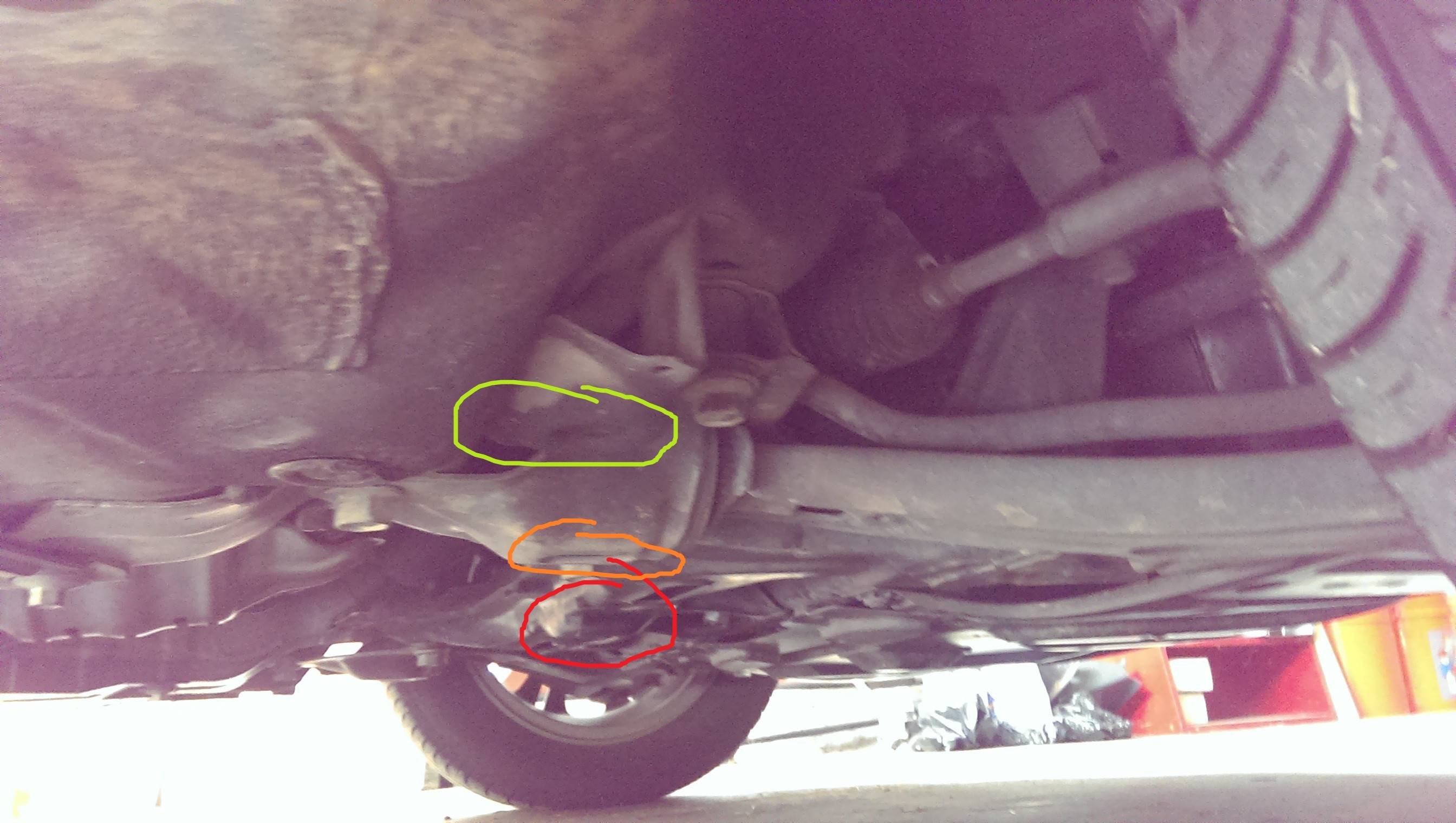 Subframe and control arm